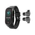Combo de Reloj Inteligente 2-En-1 y Auriculares Fitness Verdaderamente Inalámbricos